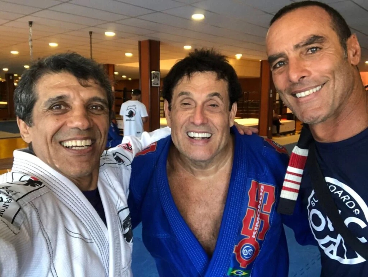 Campelo com alguns de seus ilustres alunos