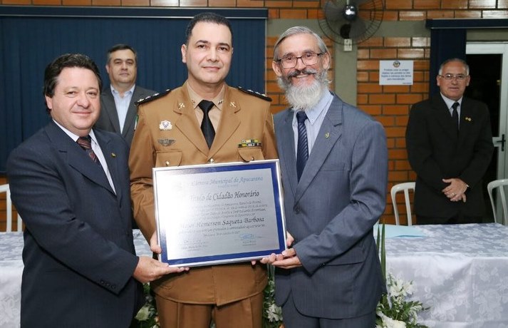 Entrega do Título de Cidadão Honorário de Apucarana