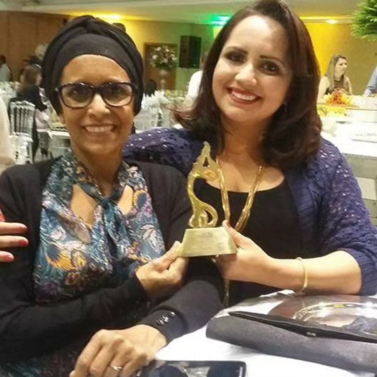 Silvia com a sua mãe Silvia Vilarinho