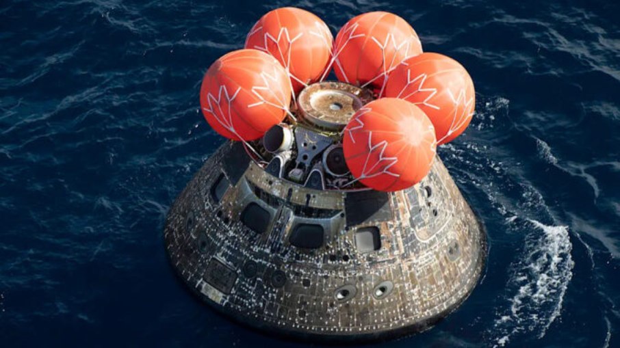 Cápsula Orion enfrentou ondas de calor mais intensas que lava