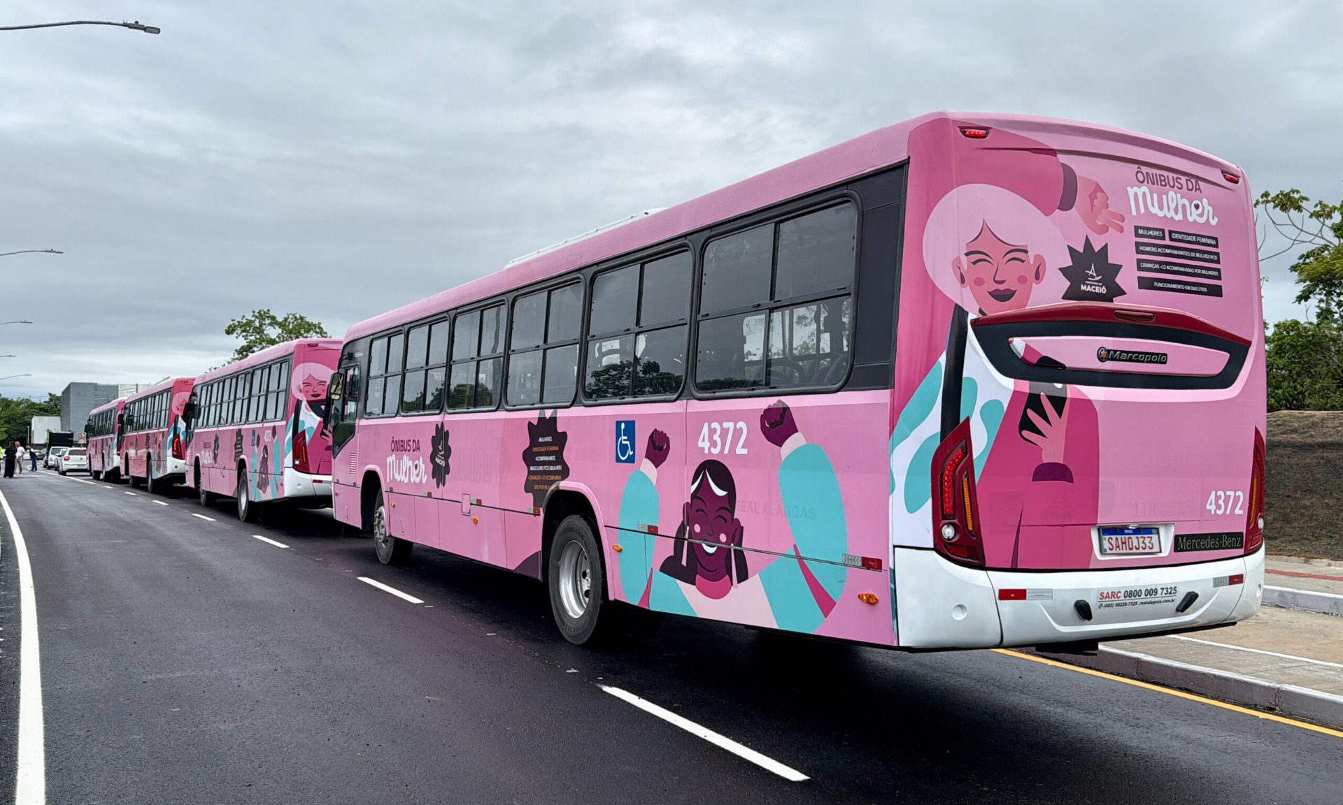 As passagens do ônibus exclusivos para mulheres têm o mesmo valor dos ônibus comuns.